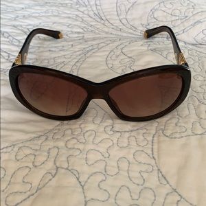 Louis Vuitton Iris PM Brown Glitter Sunglasses